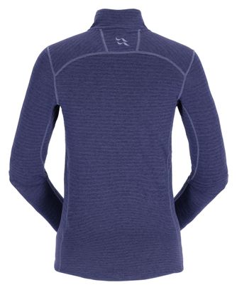 Women's Rab Ascendor Light Navy Half Zip Fleece Pullover