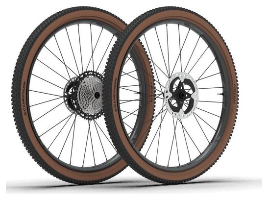 Paire de Roues Legend Wheels 29" Marathon PRO4 - 15X110 - 12X148mm - DT 240 Boost - Disc Centerlock - Shimano / Sram