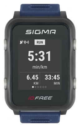 Orologio GPS Sigma iD.FREE blu