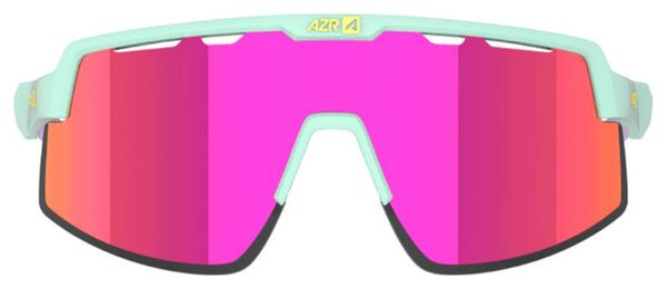 Lunettes SPEED RX TURQUOISE ET ROSE / ECRAN HYDROHOBE VIOLET