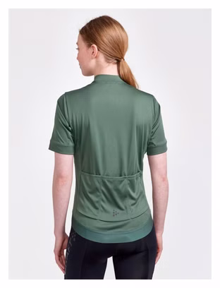 Craft Core Essence Green Women's Short-Sleeve Jersey