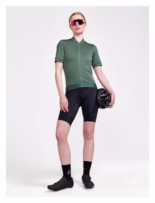 Craft Core Essence Green Women's Short-Sleeve Jersey