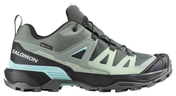 Salomon X Ultra 360 GTX Botas de senderismo para mujer Gris/Verde