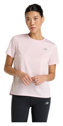 Maillot manches courtes New Balance Sport Essentials Rose Femme