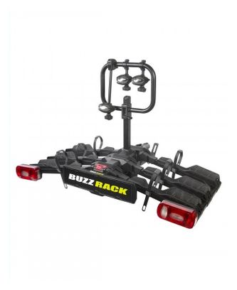 Portabicicletas para bola de remolque Buzz Rack E-Scorpion Lite 3 - 13 pines - 3 bicicletas (compatible con bicicletas eléctricas) Negro