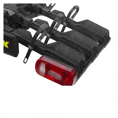 Portabicicletas para bola de remolque Buzz Rack E-Scorpion Lite 3 - 13 pines - 3 bicicletas (compatible con bicicletas eléctricas) Negro