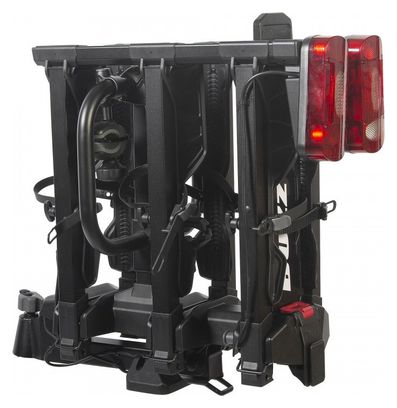 Portabicicletas para bola de remolque Buzz Rack E-Scorpion Lite 3 - 13 pines - 3 bicicletas (compatible con bicicletas eléctricas) Negro