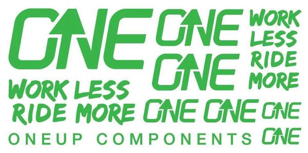 Oneup Stickers Kit Green