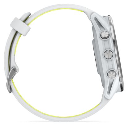Montre GPS Garmin Forerunner 970 Blanc Titane Silver