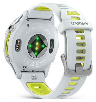Montre GPS Garmin Forerunner 970 Blanc Titane Silver