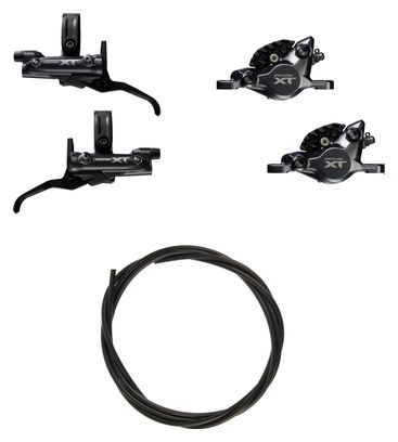 Set di freni a disco a 2 pistoncini Shimano Deore XT XC BL-M8200/BR-M8200 (senza rotori) J-Kit 1000 mm / 1700 mm