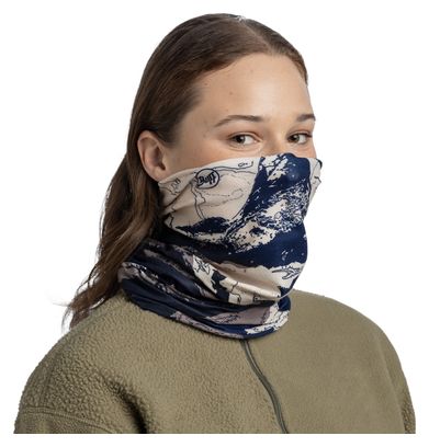 Buff Original EcoStretch Beige/Blue - Girocollo unisex