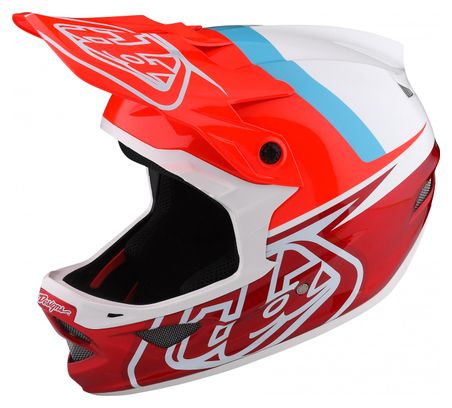 Troy Lee Designs D3 Fiberlite Slant Red Helm