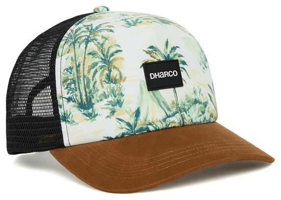 Dharco Peak Trucker Cap Green/White