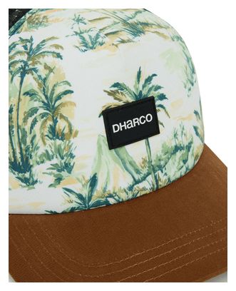 Dharco Peak Trucker Cap Green/White
