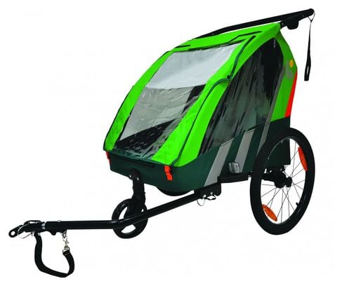 REMORQUE ENFANT 2 PLACES 20' TRAILBLAZER Light / Green BELLELLI.