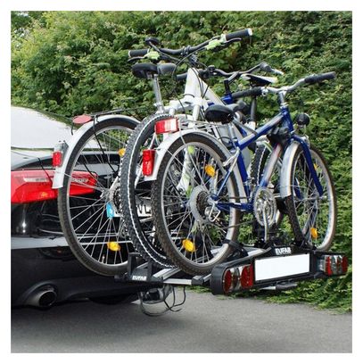 Eufab -  Porte-vélos 3 Vélos Plateforme Pliable Et Basculant Premium 3