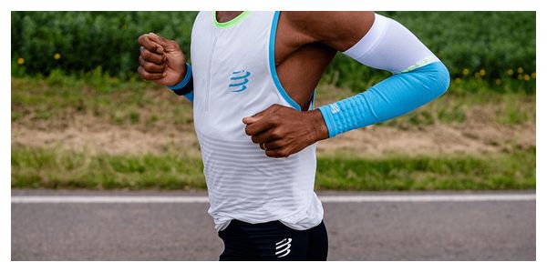 Compressport Armforce Sleeves Blue/Green