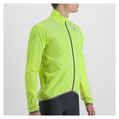 Giacca Sportful Reflex a manica lunga giallo fluo