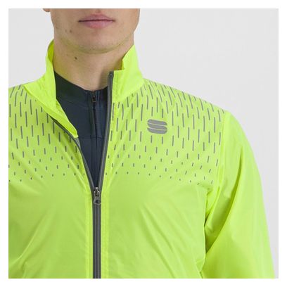 Giacca Sportful Reflex a manica lunga giallo fluo