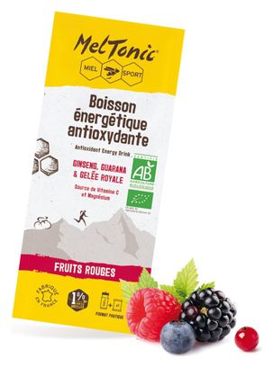Lot de 6 Boissons Énergétiques Meltonic Bio Antioxydante Fruits Rouges 6x35g