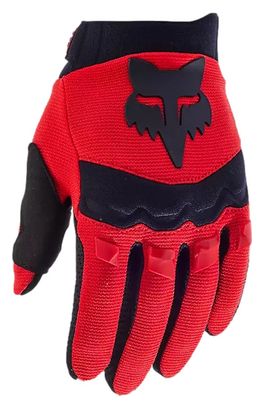Guantes Fox Dirtpaw Júnior Rojo Fluorescente
