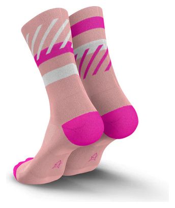 Chaussettes Running Incylence Disrupts Rose clair