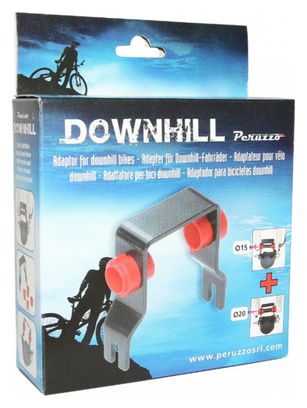 ADAPTATEUR PORTE VELO DE TOIT PERUZZO SPECIAL DOWNHILL POUR ROUE AVANT axe 12mm-15mm-20mm