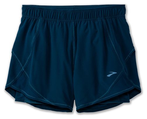 Brooks Chaser 5inch Blue Women's Shorts