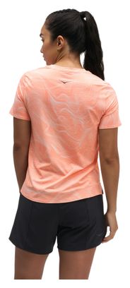 Hoka EveryRun hardloop-T-shirt, roze, dames