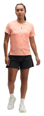 Hoka EveryRun hardloop-T-shirt, roze, dames