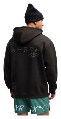 Felpa con cappuccio Puma x Hyrox nera da uomo