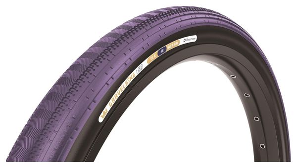 Pneu Gravel Panaracer GravelKing SemiSlick Limited Color Edition 700 mm Tubeless Ready Souple ZSG Gravel Compound BeadLock TuffTex Violet