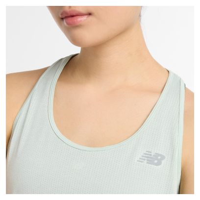 Women's New Balance Athletics Green tank top