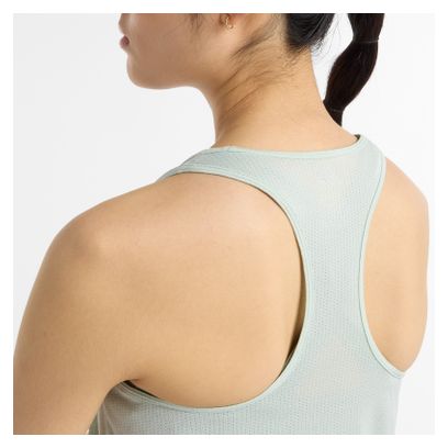 Women's New Balance Athletics Green tank top