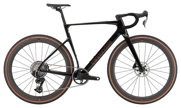 Bicicletta da corsa Cannondale SuperX 1 Sram Force XPLR AXS 13V 700mm Nero