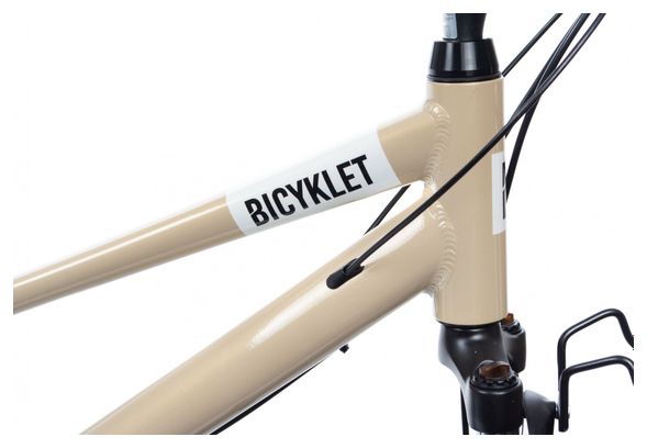 Bicyklet Colette Bicicleta de Ciudad para Mujer Shimano Acera/Altus 8S 700 mm Marfil Brillante