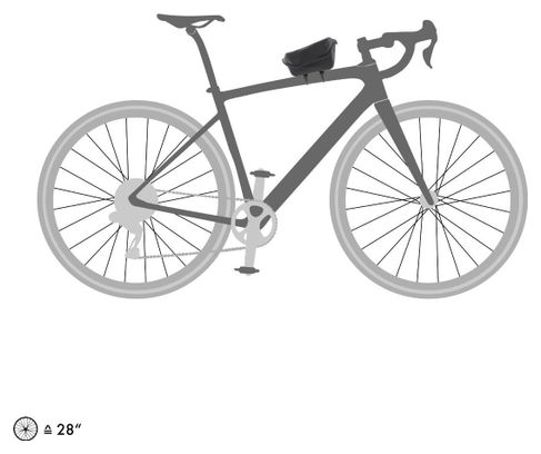 Bolsa Ortlieb Fuel-Pack 1L Top Tube Negra