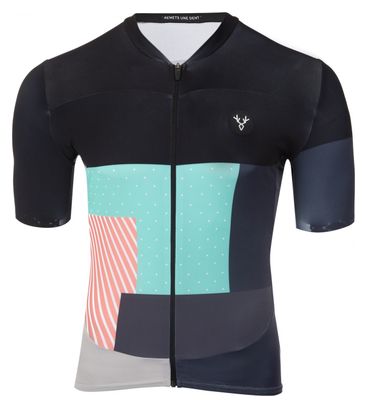 Maglia a maniche corte LeBram Portet nera Tailored Fit