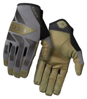 Giro Softgoods Trail Builder Long Gloves Green / Grey