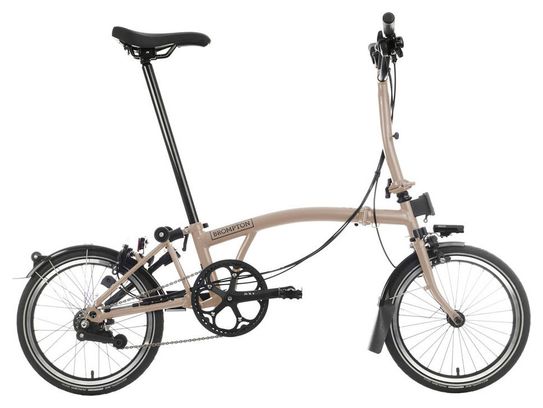 Brompton C Line Explore Mid Brompton Vouwfiets 6V 16'' Beige Dune Sand