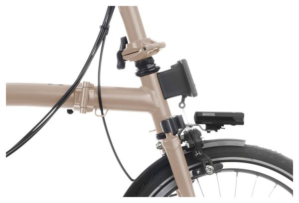 Brompton C Line Explore Mid Brompton Folding Bike 6V 16'' Beige