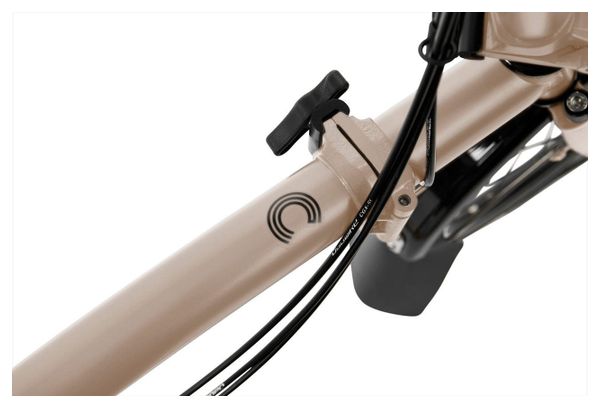 Brompton C Line Explore Mid Brompton Vouwfiets 6V 16'' Beige Dune Sand