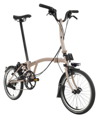 Brompton C Line Explore Mid Brompton Vouwfiets 6V 16'' Beige Dune Sand