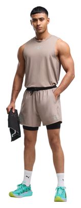 Puma x Hyrox PwrMode 2-in-1 Shorts, Brown, Men's