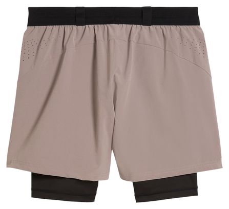 Puma x Hyrox PwrMode 2-in-1 Shorts, Brown, Men's