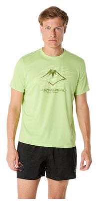 Maglia a maniche corte Asics Fujitrail Logo Yellow Uomo