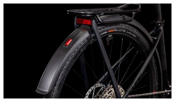 VTC Électrique Cube Kathmandu Hybrid C:62 SLX 400X Easy Entry Shimano Deore 12V 400 Wh 700 mm Gris Carbon Noir 2025