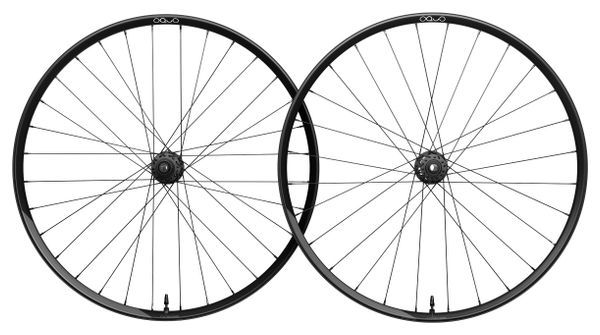 Paire de Roues Oquo Mountain Control MC32TEAM POWER 29'' | Boost 15x110 - 12x148 mm | 6 Trous | Gris Anthracite Mat