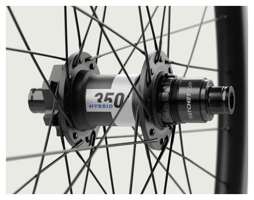 Paire de Roues Oquo Mountain Control MC32TEAM POWER 29'' | Boost 15x110 - 12x148 mm | 6 Trous | Gris Anthracite Mat